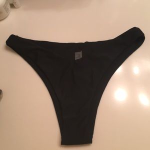 NWOT black bikini bottoms